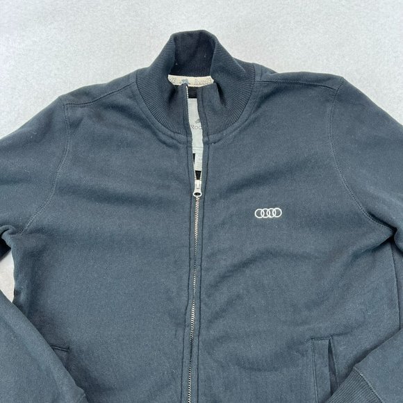 Audi Women's Black Zip-Up Top - Picture 2 of 11